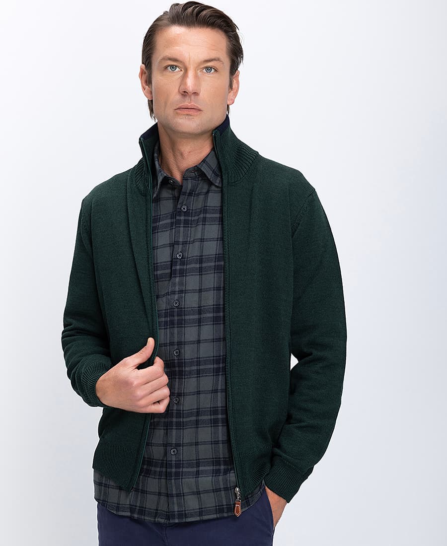 Men's Cardigans Kaiserhoff Bordeaux