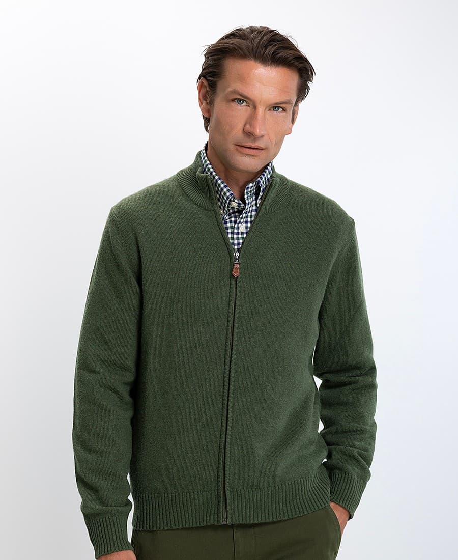 Men's Cardigans Vardas Green