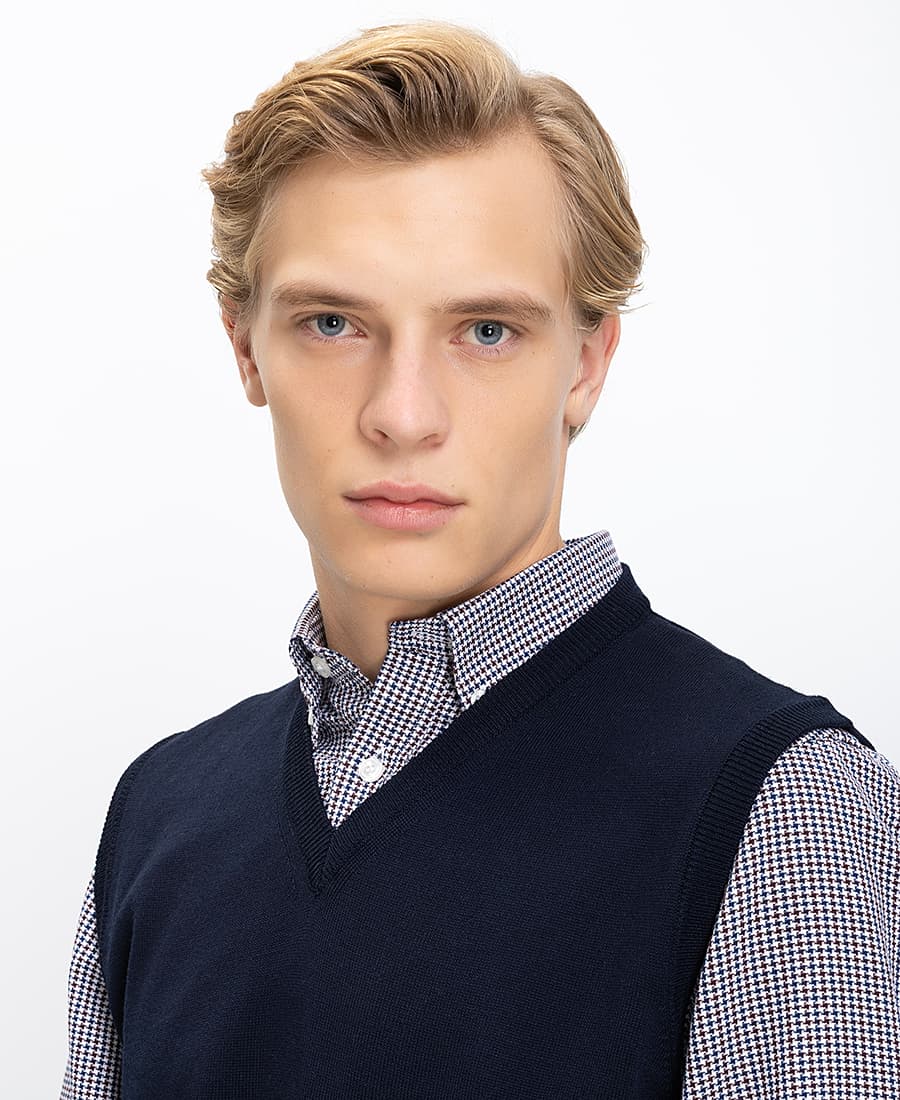 Men's Sweaters B.S Bags Blue