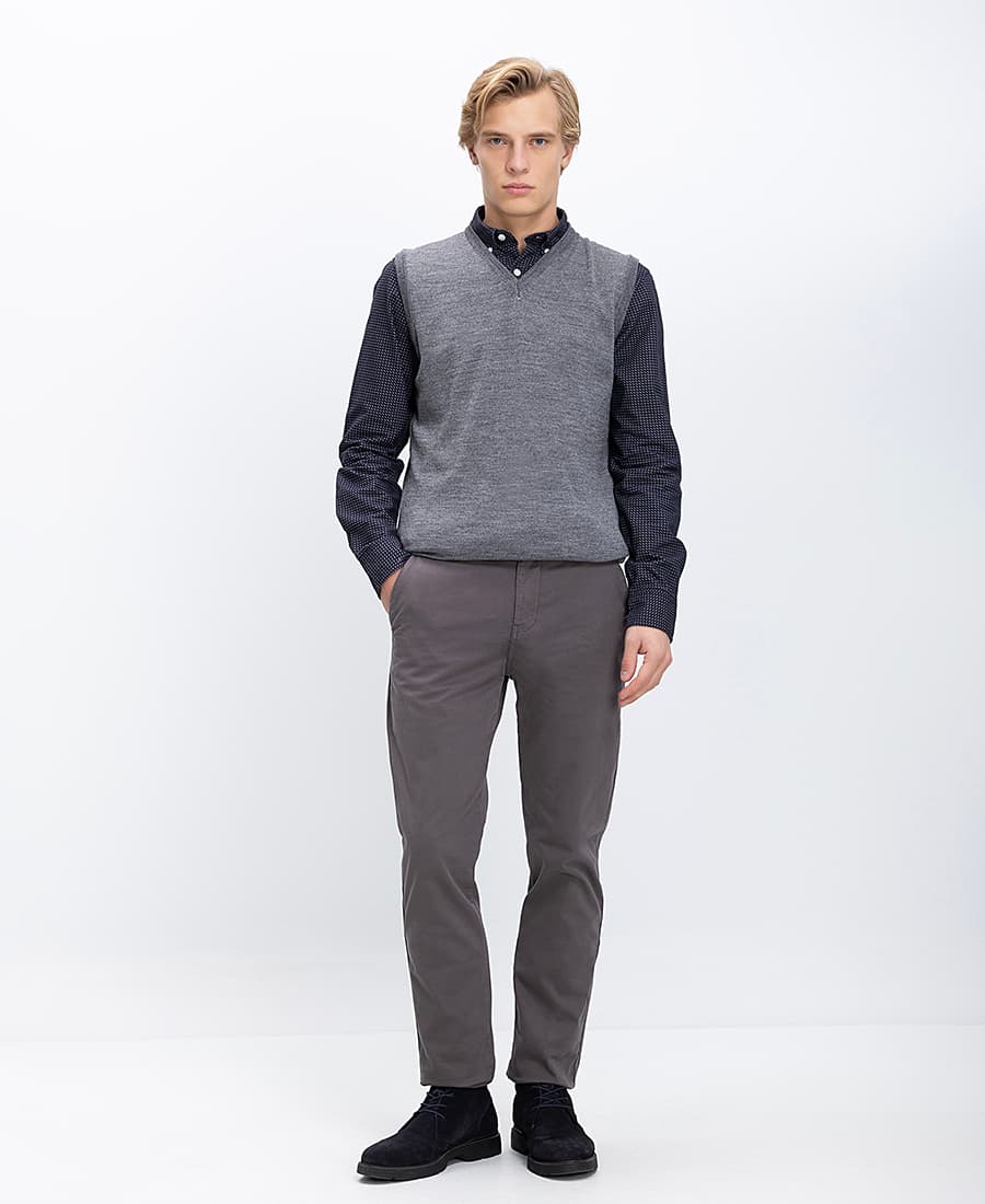 Men's Sweaters B.S Bags Gray