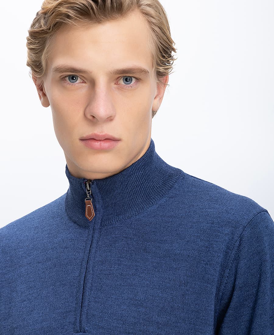 Men's Sweaters B.S Bags Blue