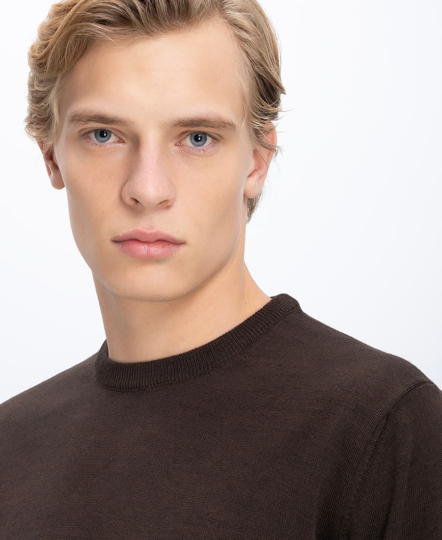 Men's Sweaters B.S Bags Brown