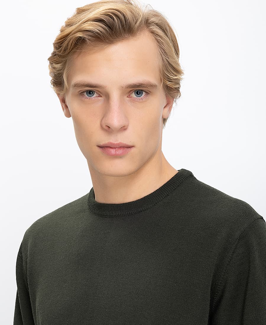 Men's Sweaters B.S Bags Green