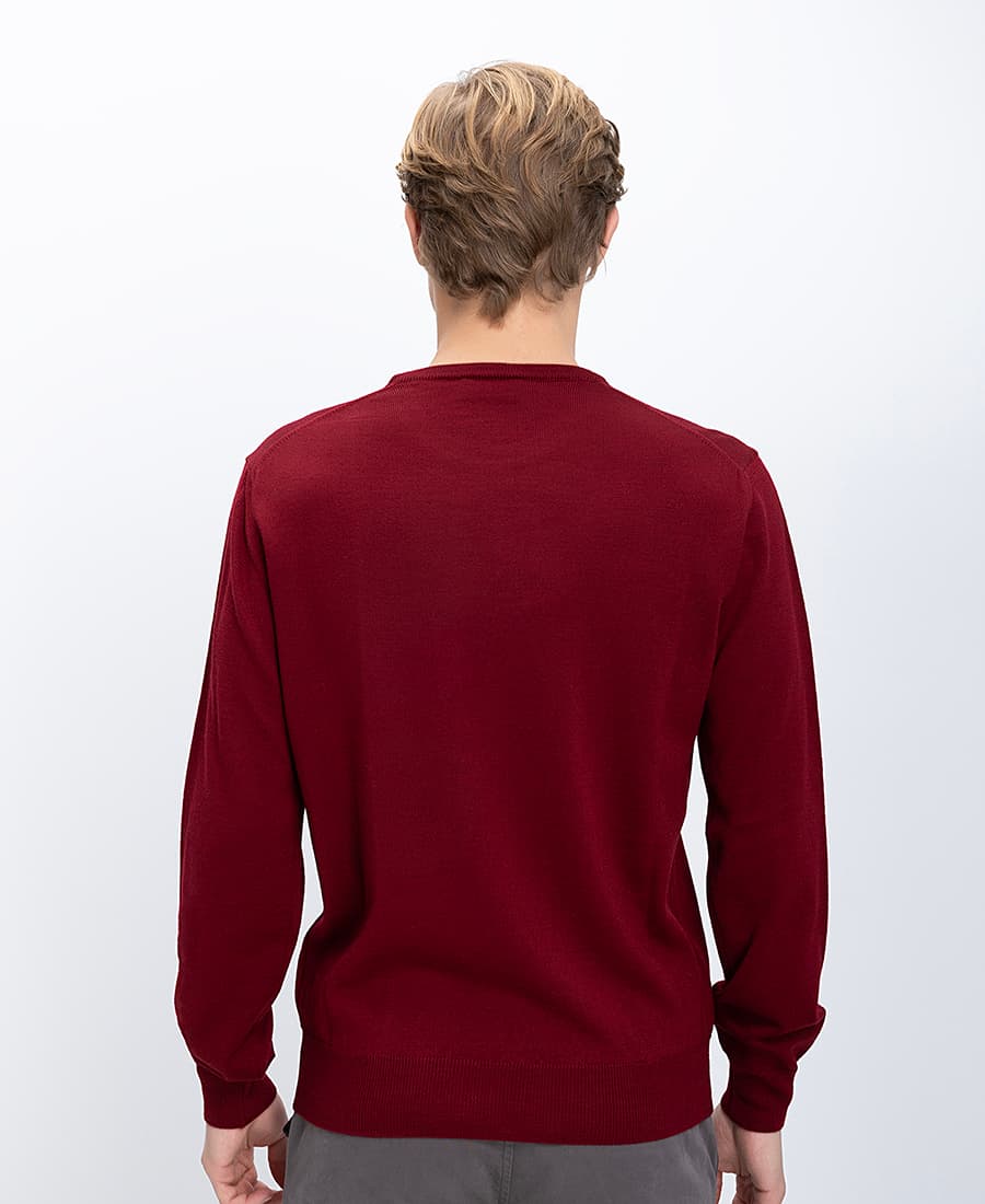 Men's Sweaters B.S Bags Bordeaux