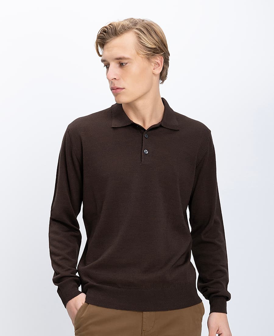 Men's Sweaters B.S Bags Brown