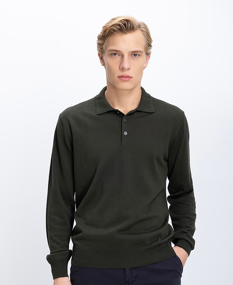 Men's Sweaters B.S Bags Green