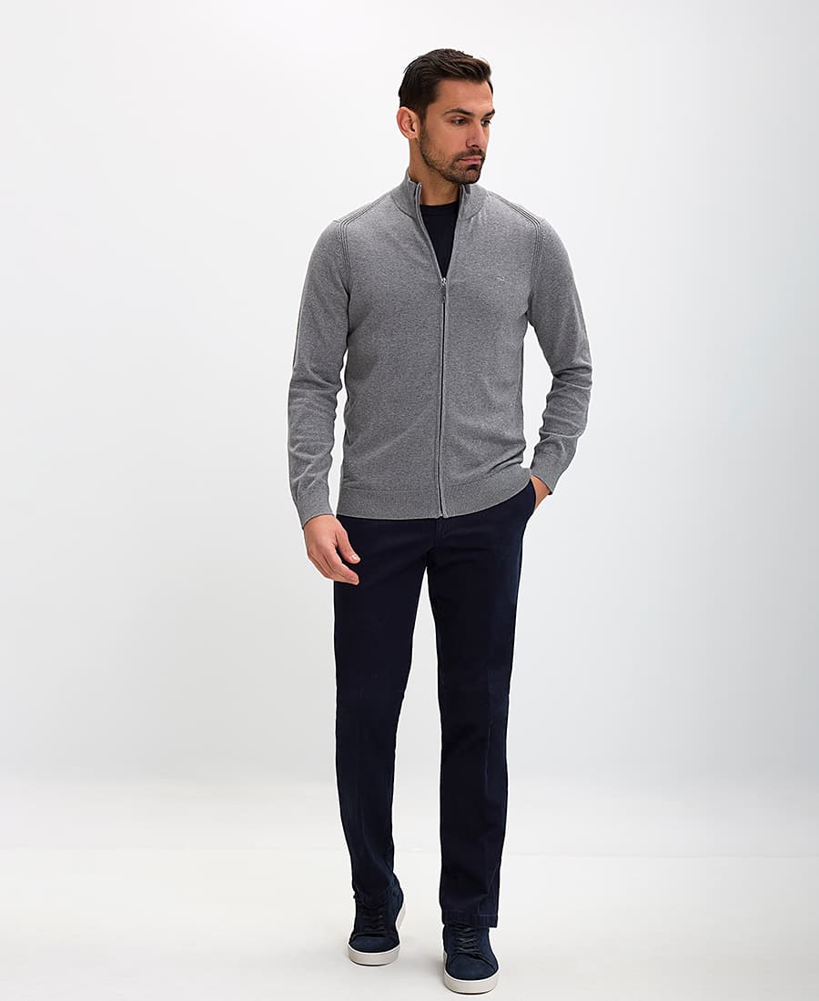 Men's Cardigans Commander Gray