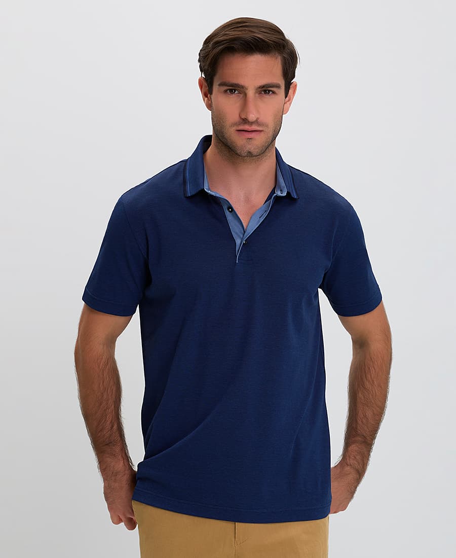 Men's Polo Shirts Kaiserhoff Blue