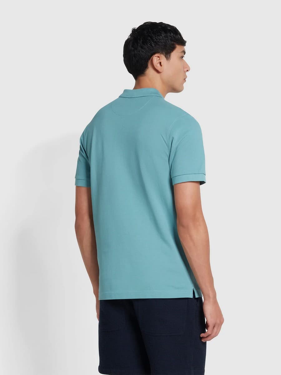 Men's Polo Shirts Farah Green