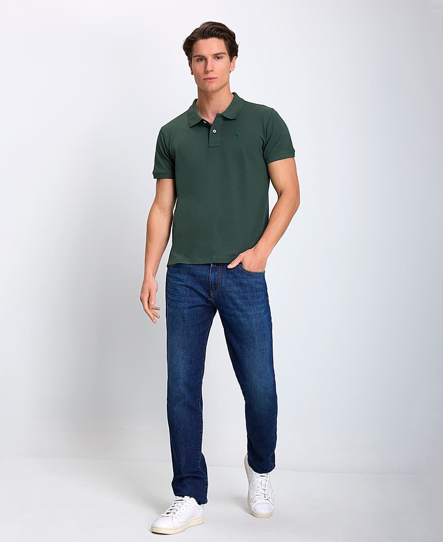 Men's Polo Shirts B.S Bags Green