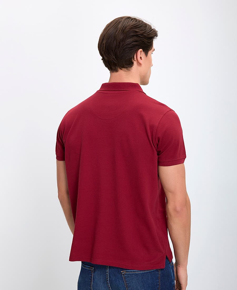 Men's Polo Shirts B.S Bags Bordeaux