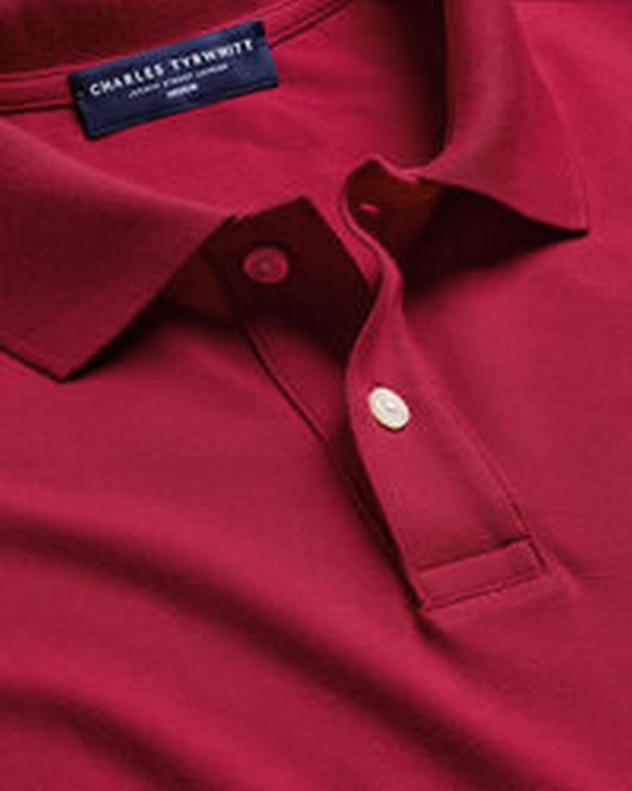 Men's Polo Shirts Charles Tyrwhitt Red