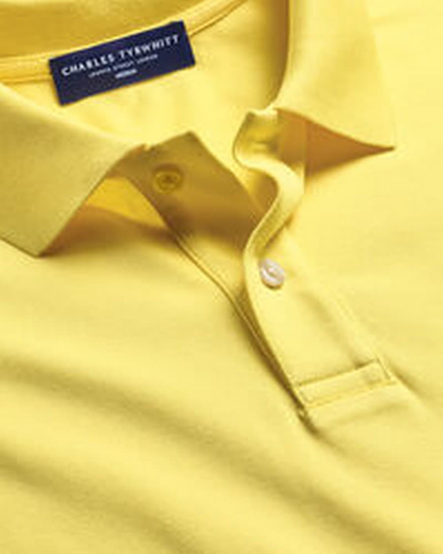 Men's Polo Shirts Charles Tyrwhitt Yellow