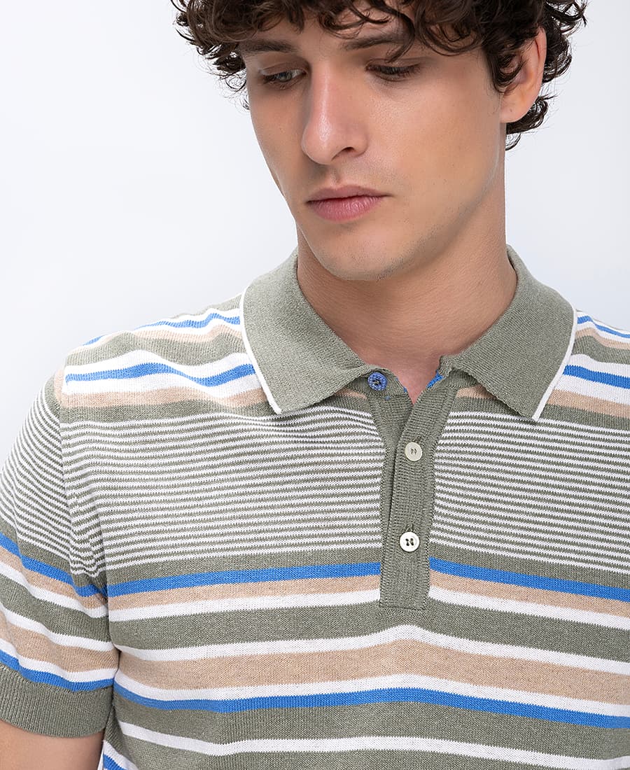 Men's Polo Shirts A Fish named Fred Green