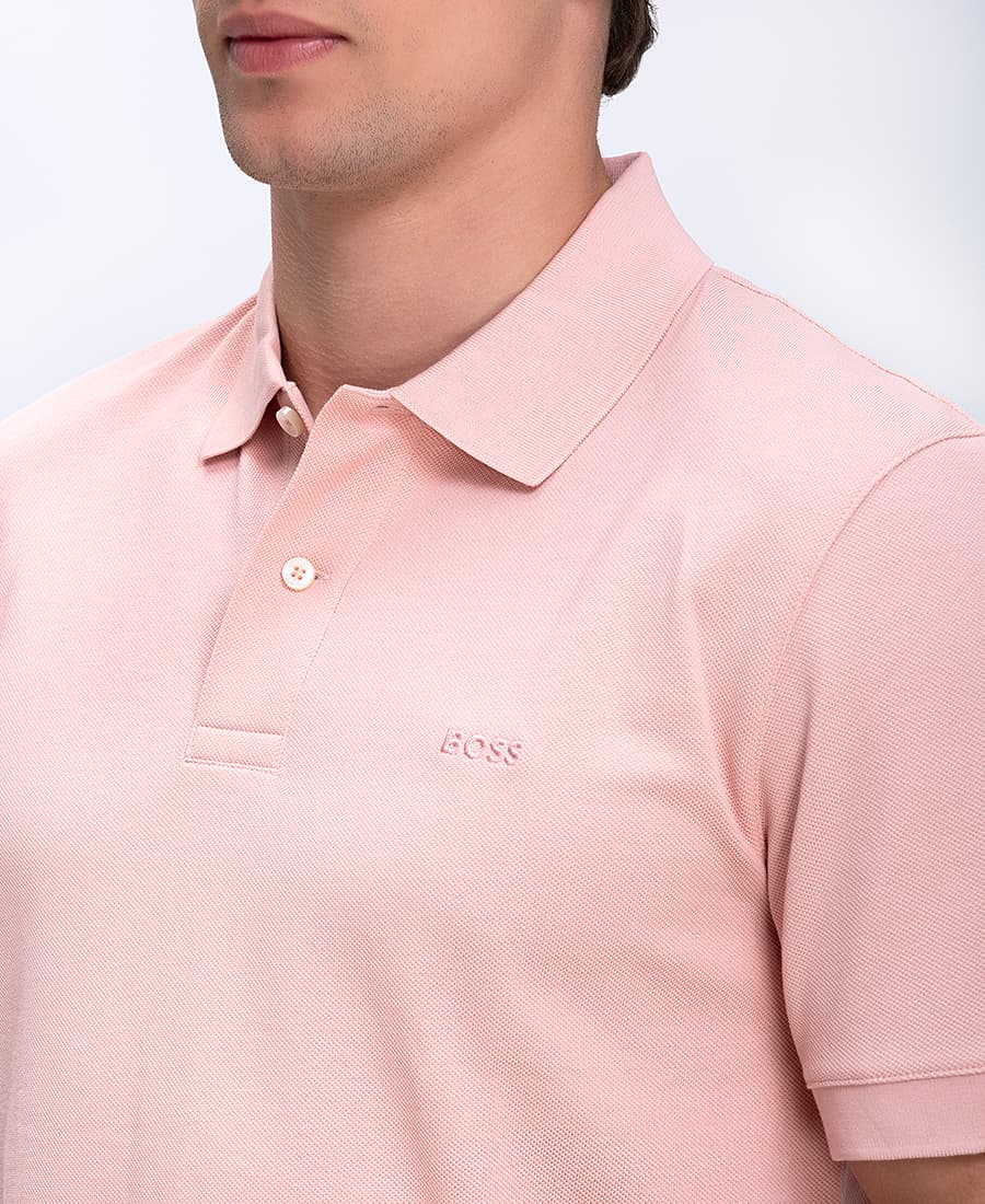 Men's Polo Shirts Boss Pink