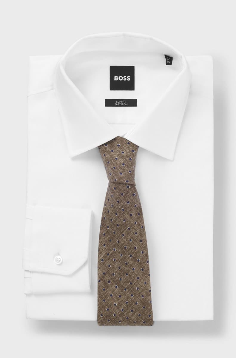 Men's Ties Boss Brown