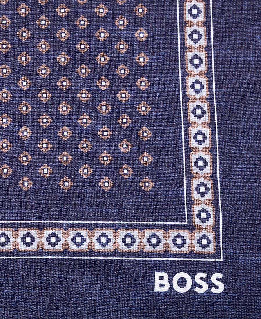 Men's Pocket Squares Boss Blue