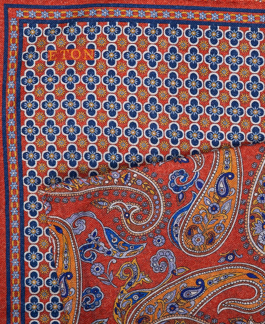 Men's Pocket Squares Eton Orange