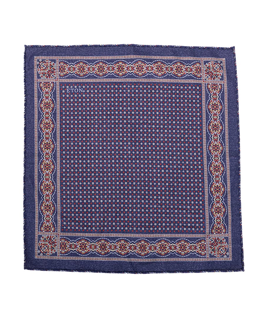 Men's Pocket Squares Eton Blue