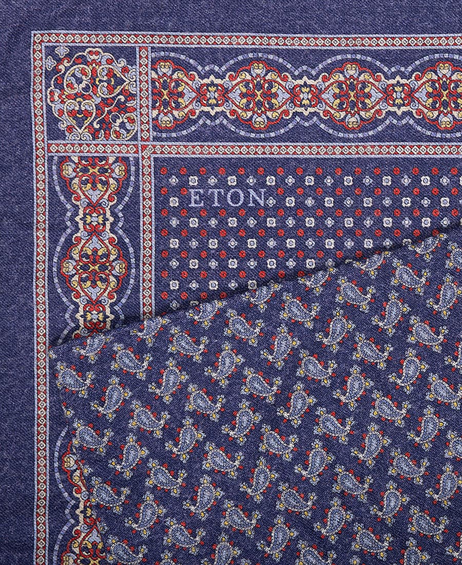 Men's Pocket Squares Eton Blue