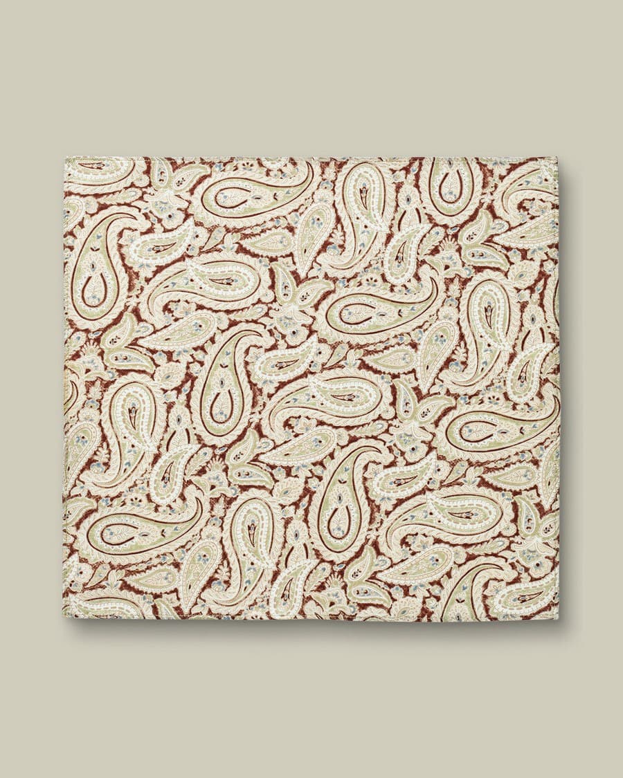 Men's Pocket Squares Charles Tyrwhitt Brown