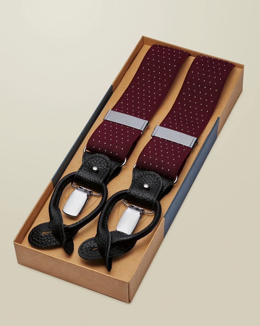 Men's Belts Charles Tyrwhitt Bordeaux