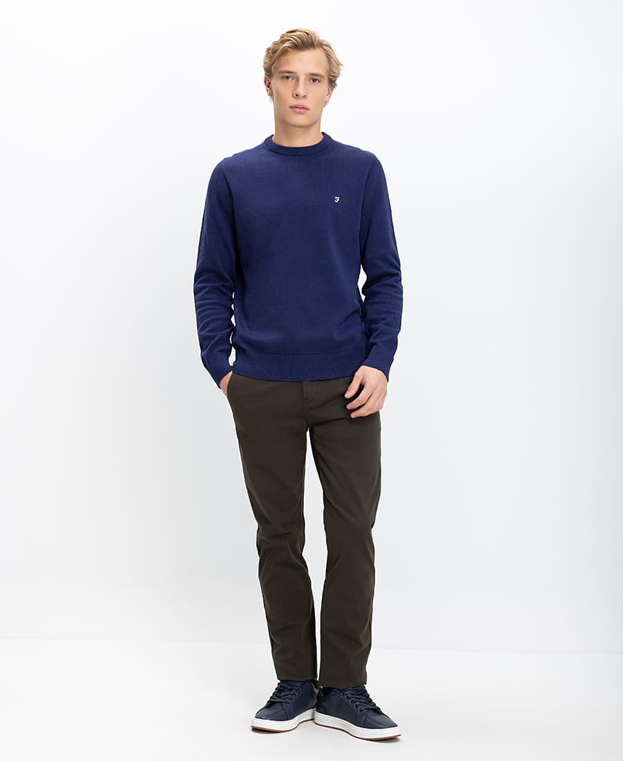 Men's Sweaters Farah Blue