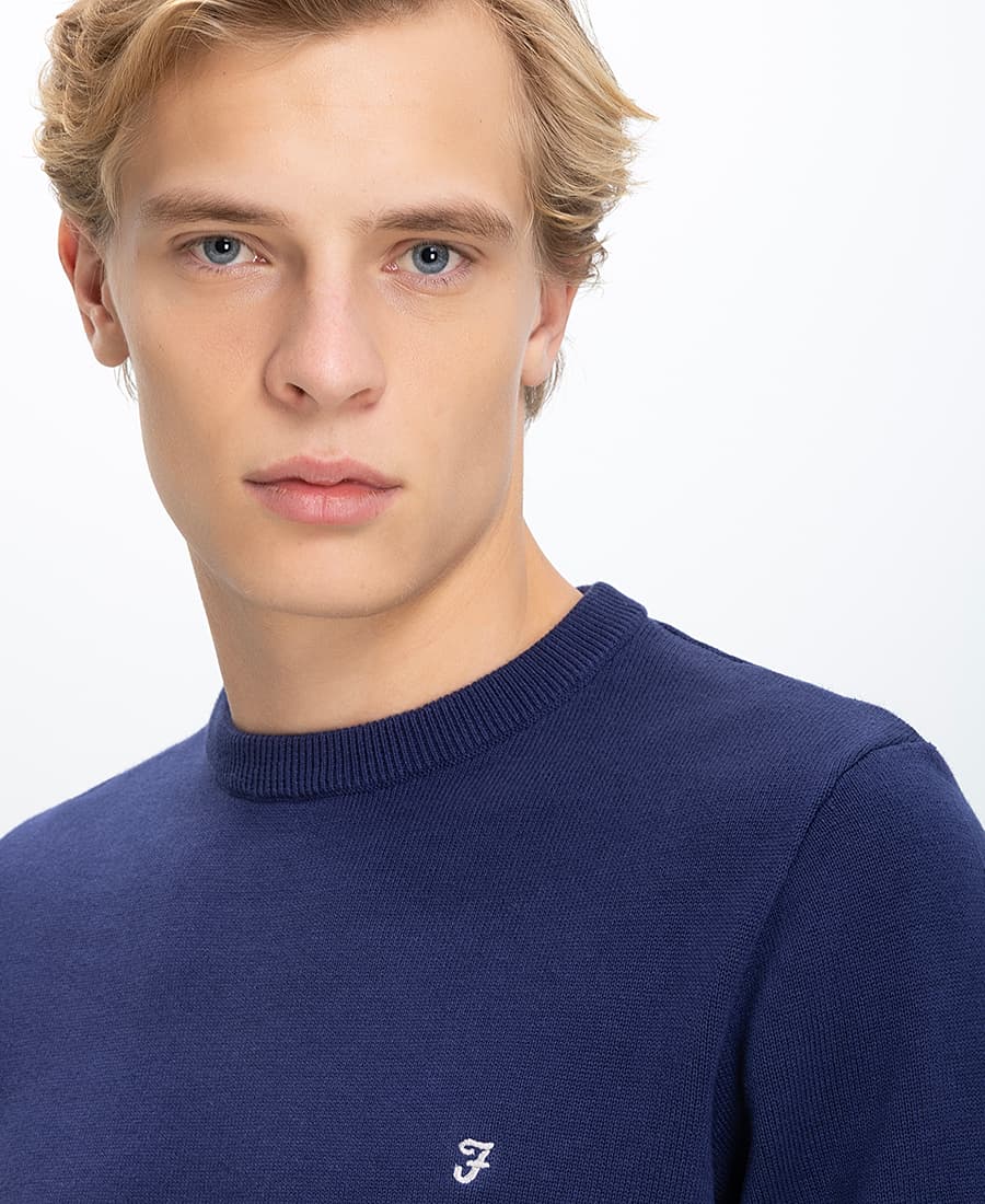 Men's Sweaters Farah Blue