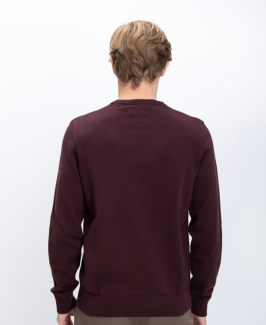 Men's Sweaters Farah Bordeaux