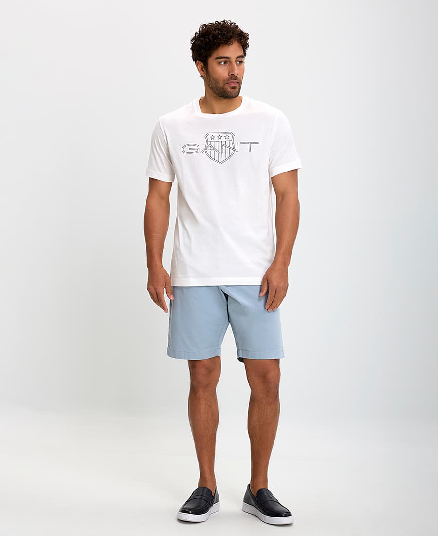 Men's T-Shirts Gant White