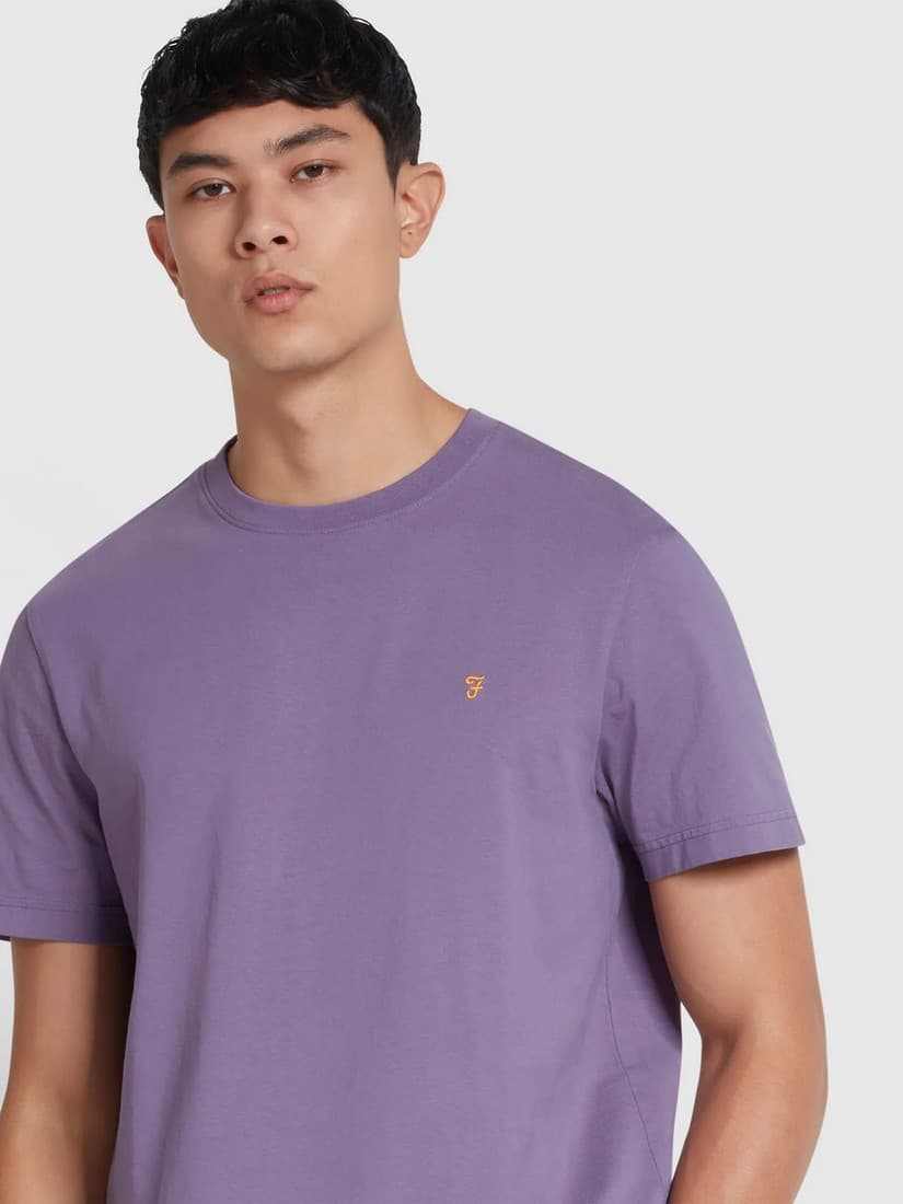 Men's T-Shirts Farah Purple