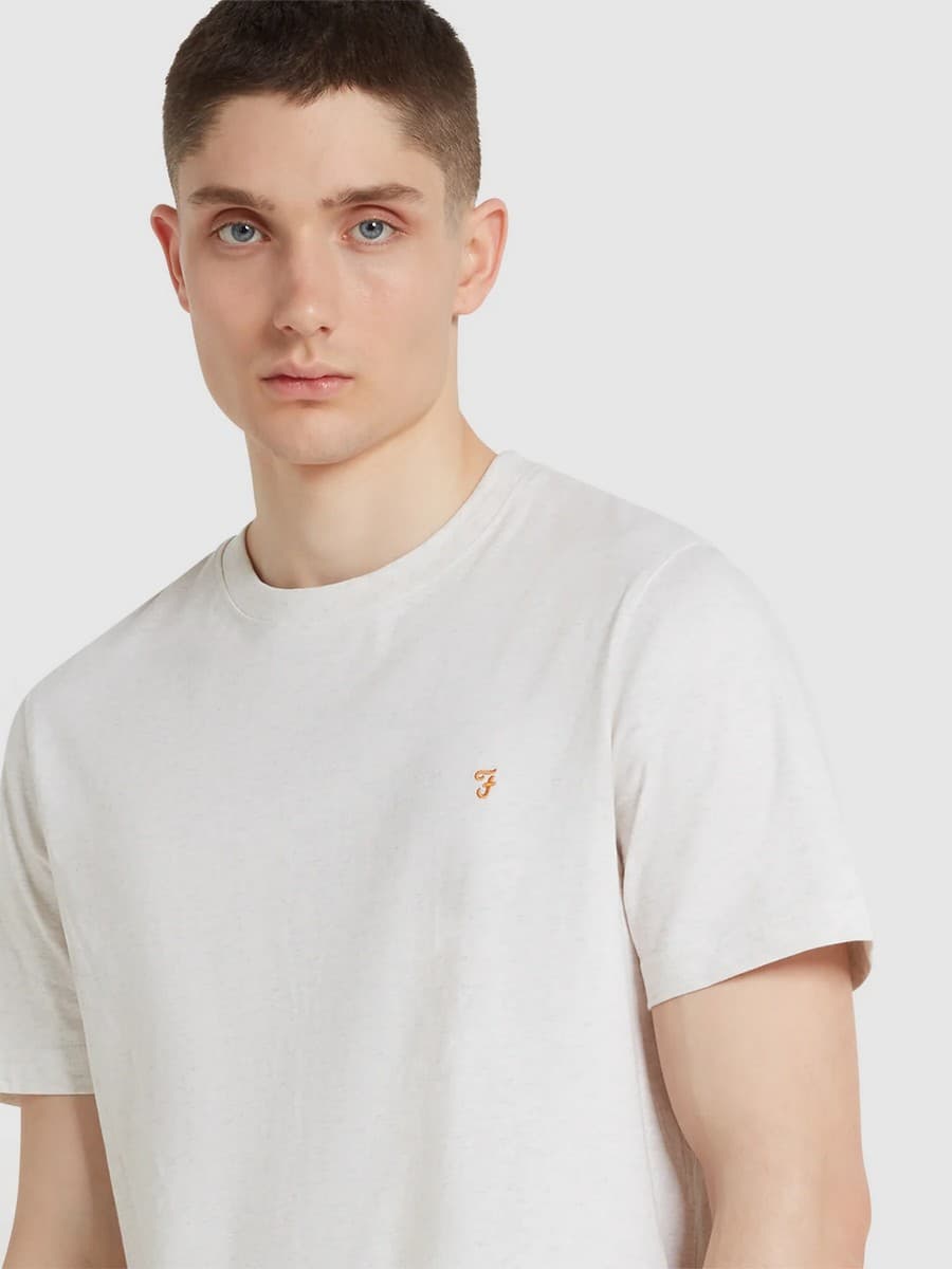 Men's T-Shirts Farah Beige