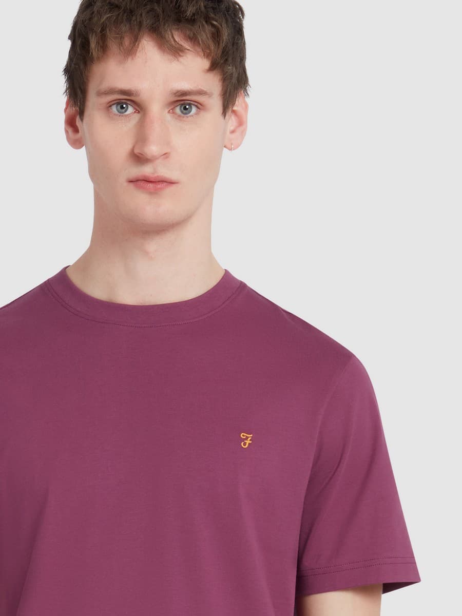 Men's T-Shirts Farah Purple