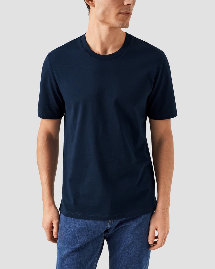 Ανδρικά μπλουζάκια Eton Λευκό