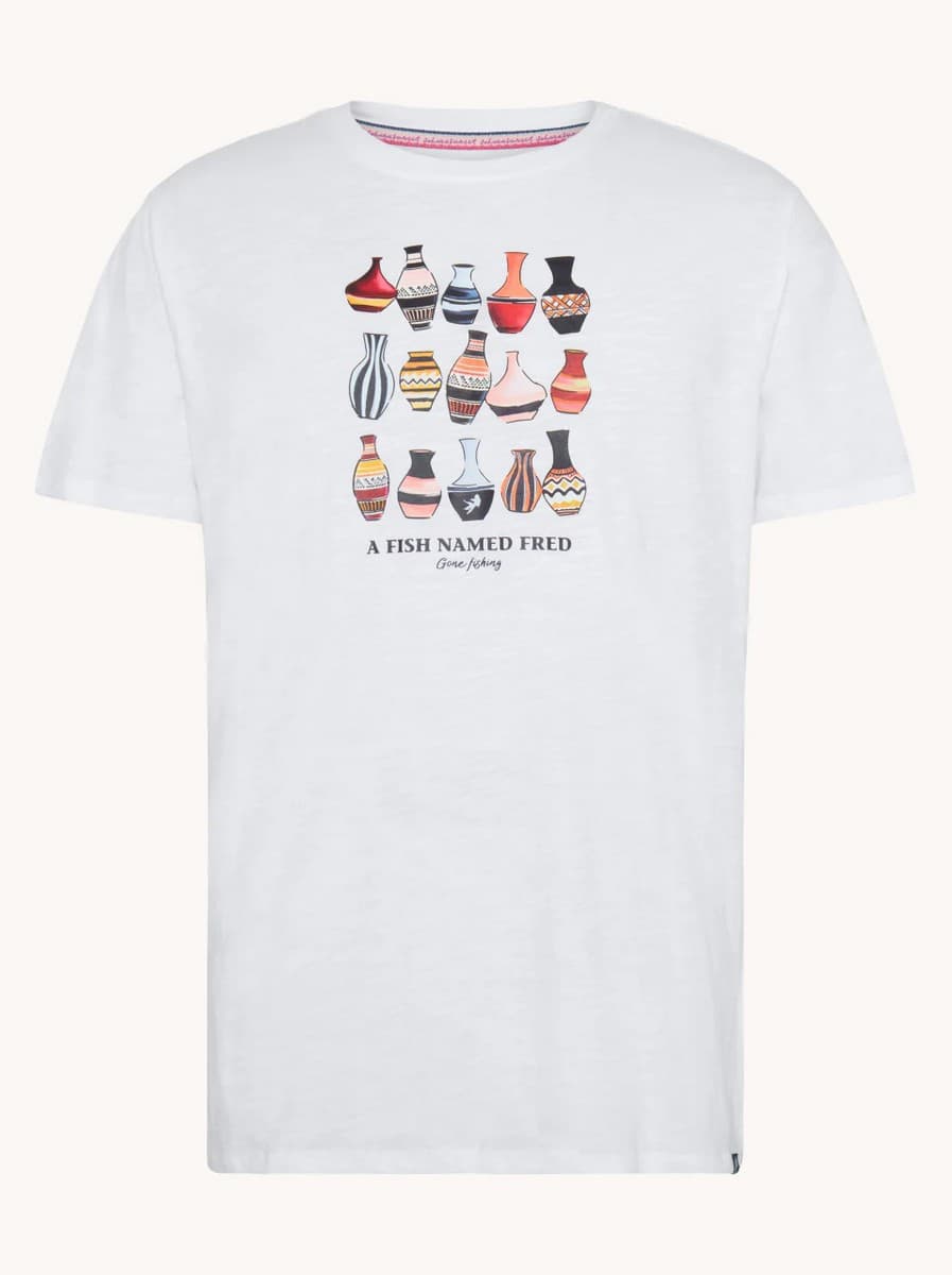 Men's T-Shirts A Fish named Fred White