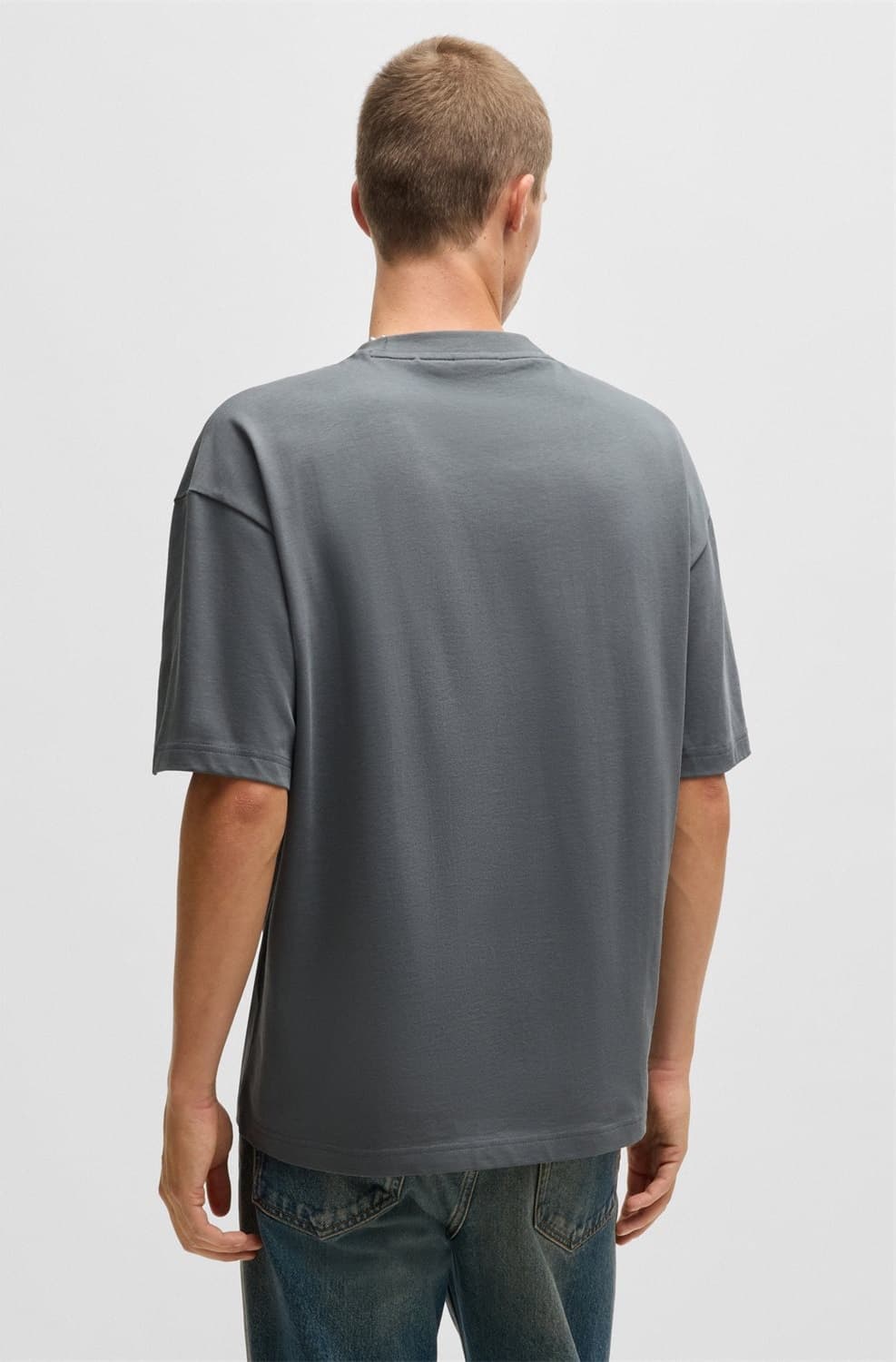 Men's T-Shirts Hugo Gray