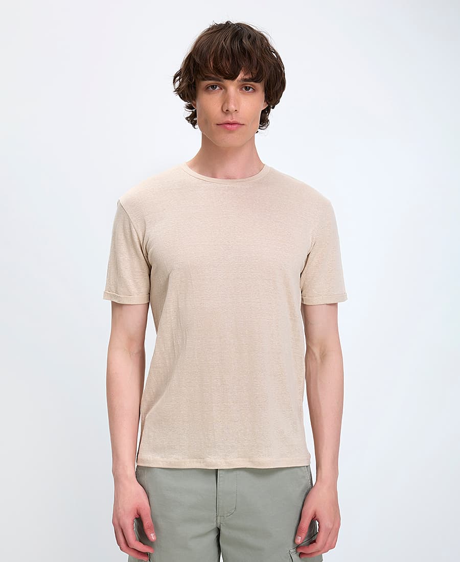 Ανδρικά μπλουζάκια Vardas Μπεζ