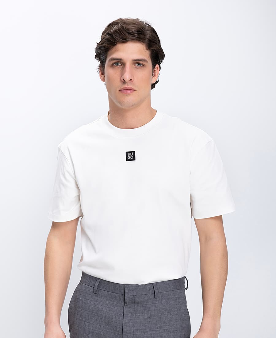 Ανδρικά μπλουζάκια Hugo Μπεζ