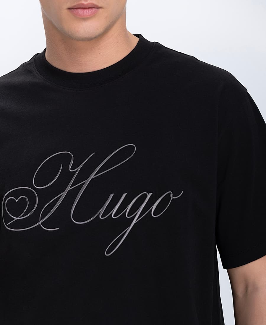 Men's T-Shirts Hugo Black