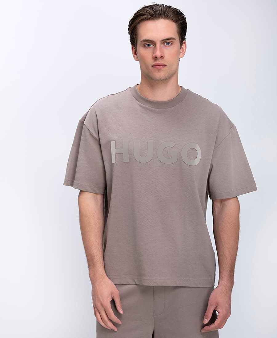 Men's T-Shirts Hugo Brown