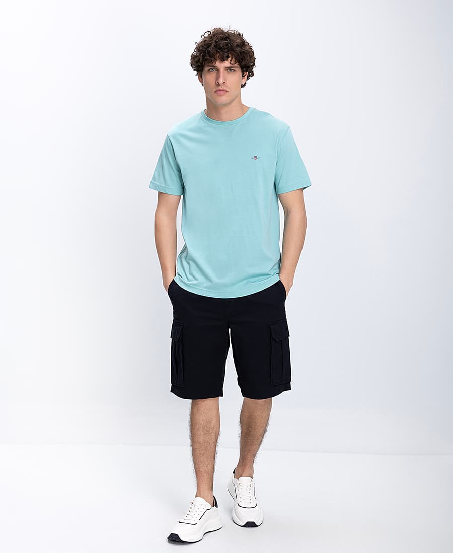 Men's T-Shirts Gant Blue