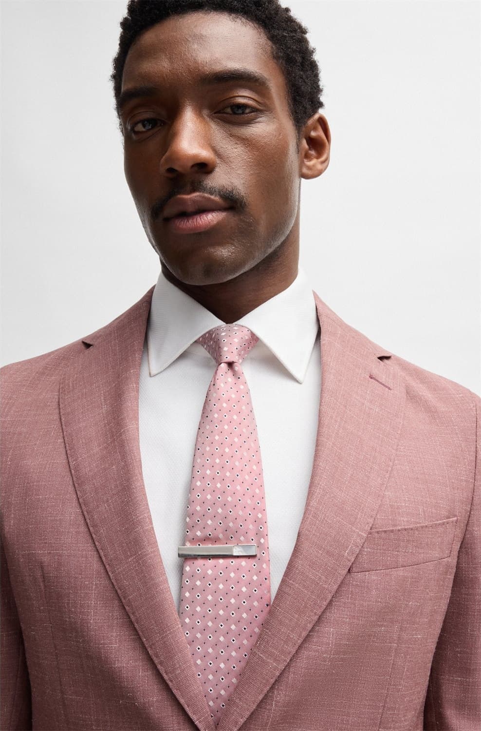 Men's Ties Boss Pink
