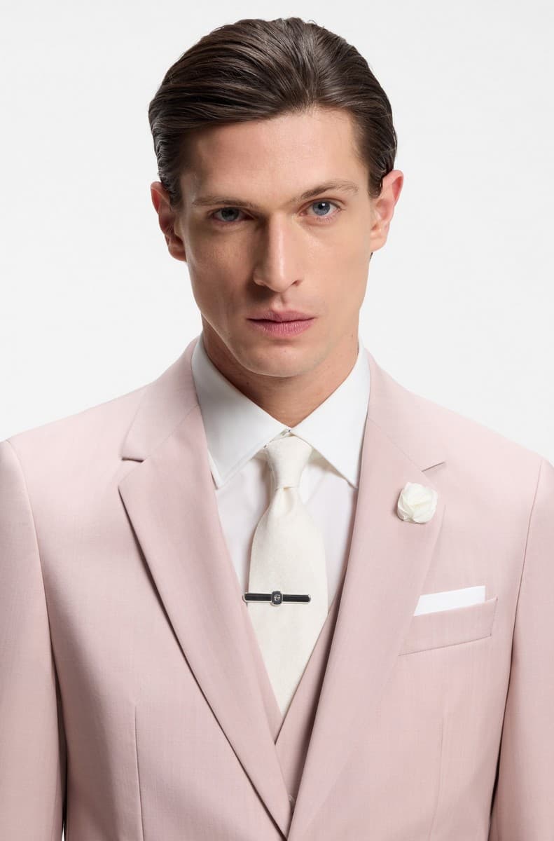 Men's Ties Boss Beige