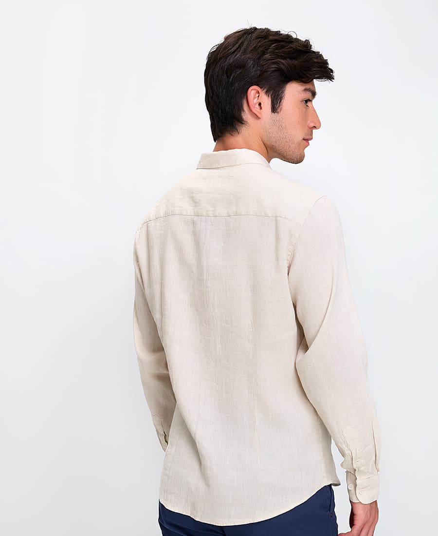 Men's Shirts Vardas Beige