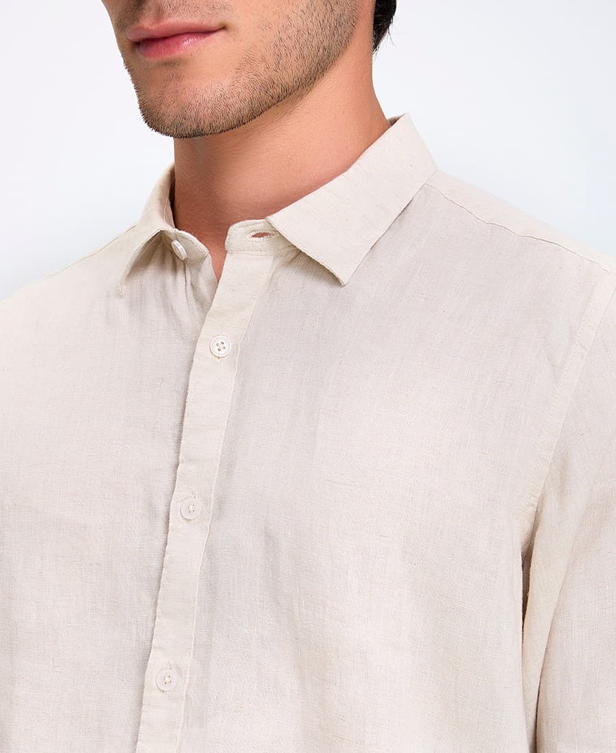 Men's Shirts Vardas Beige