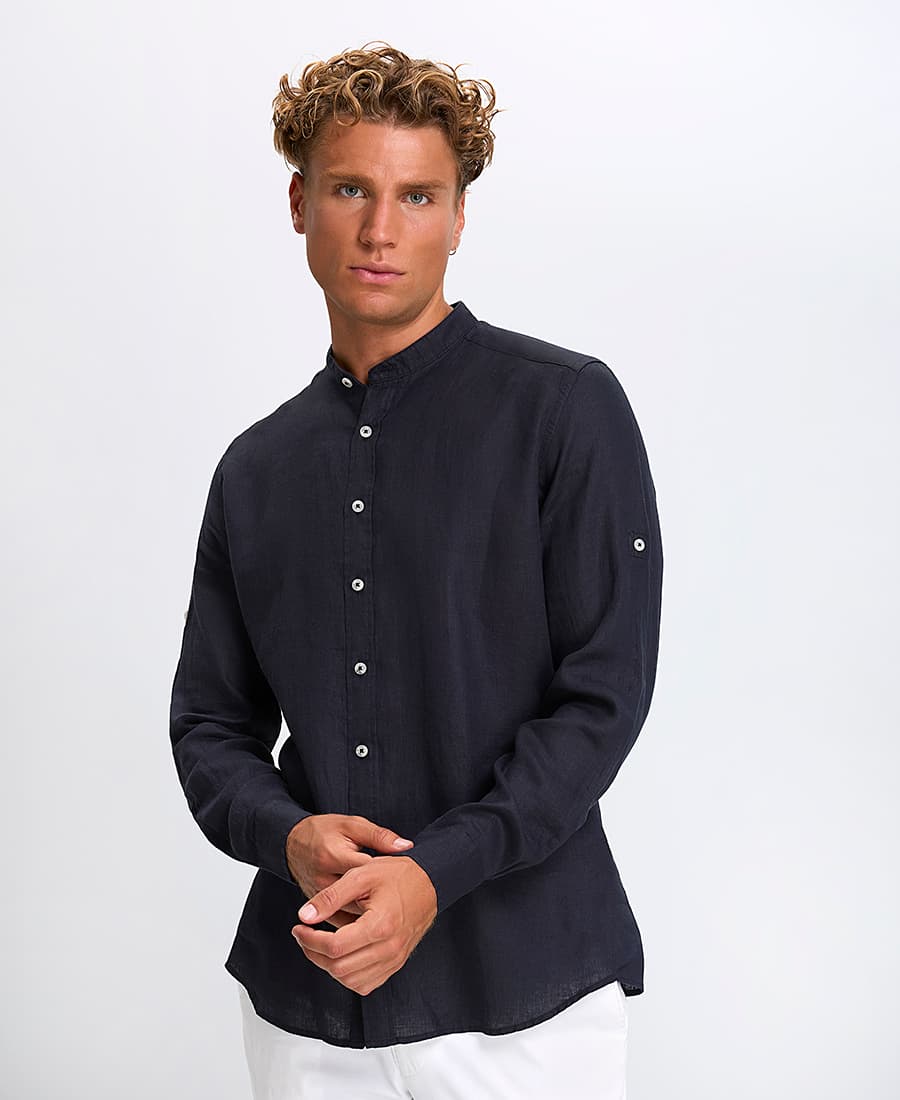 Ανδρικά πουκάμισα Commander Λευκό