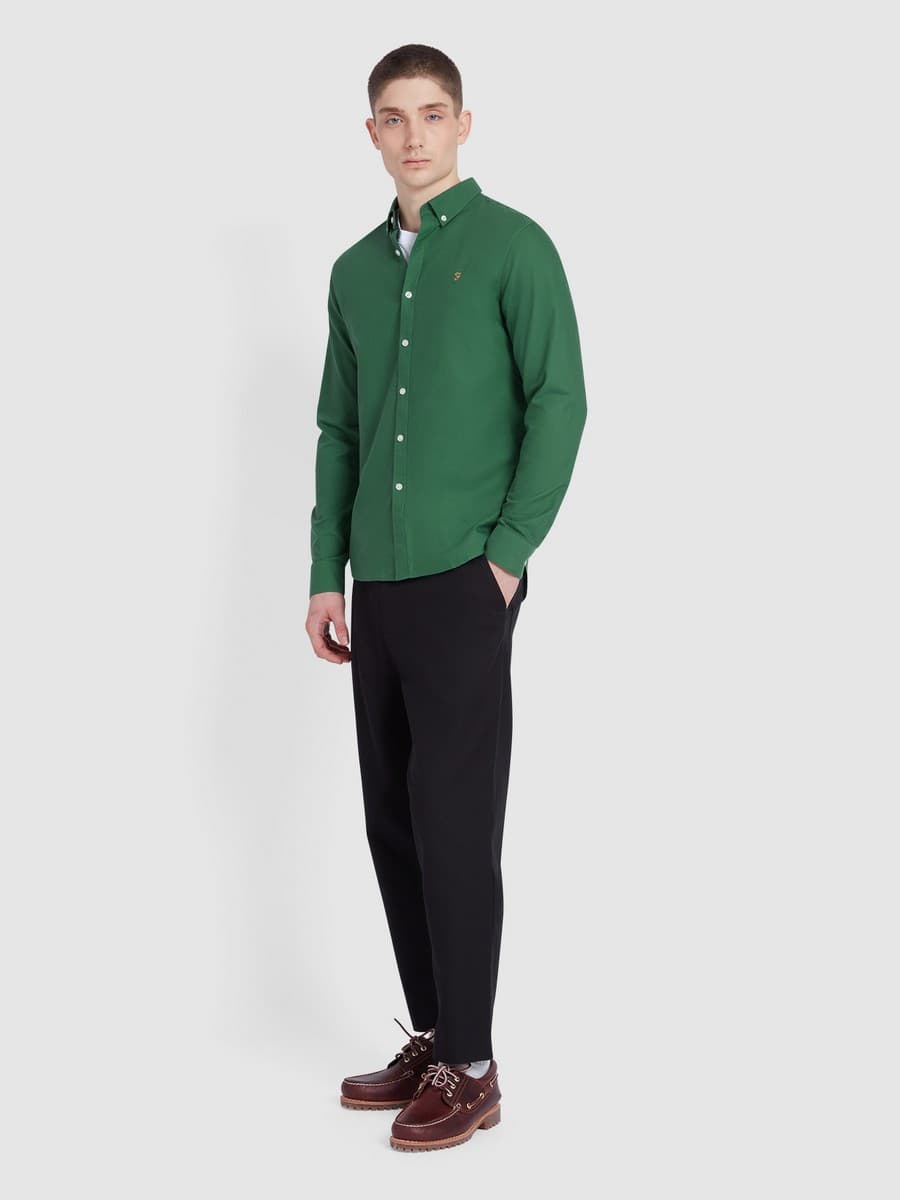 Men's Shirts Farah Green