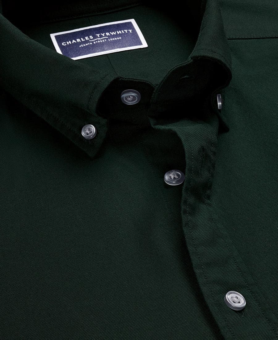 Men's Shirts Charles Tyrwhitt Green