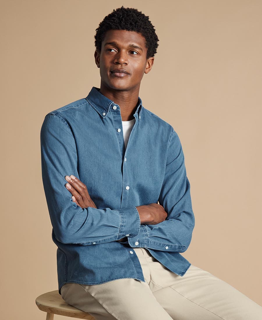 Men's Shirts Charles Tyrwhitt Blue