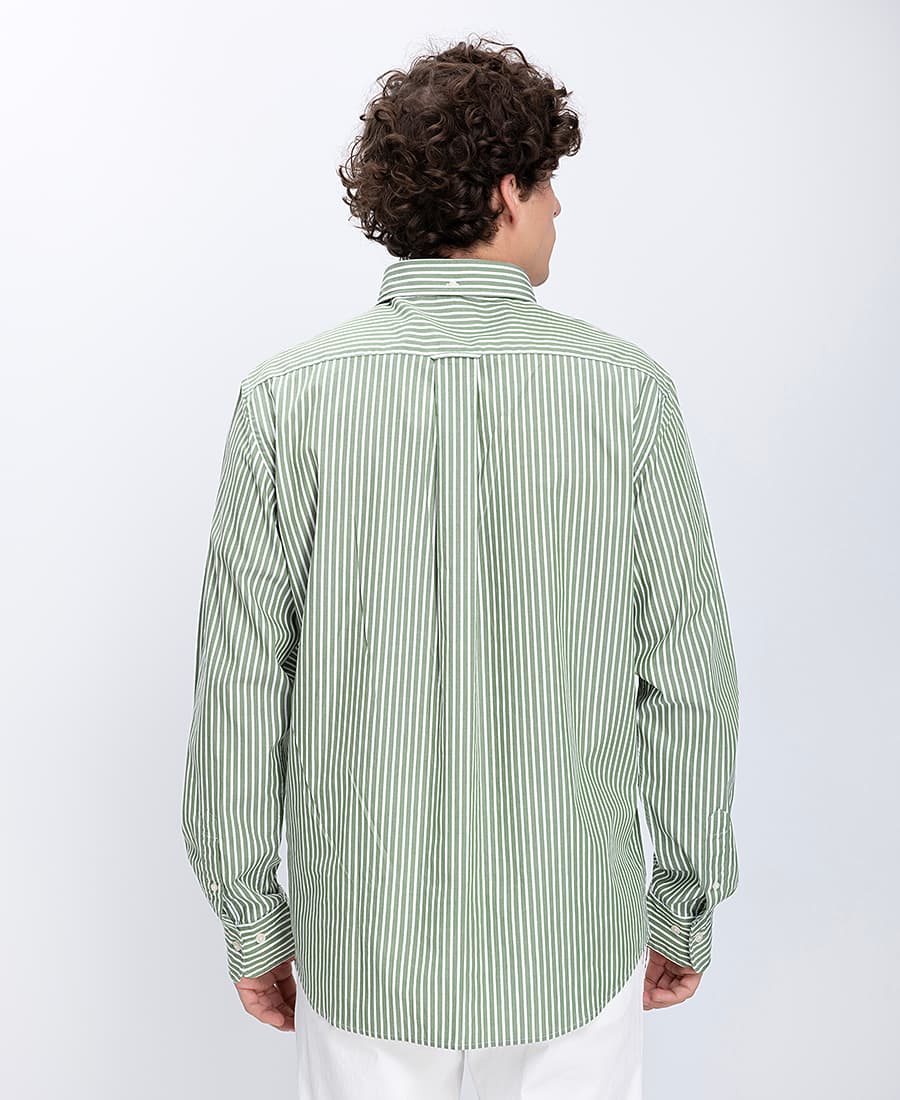 Men's Shirts Gant Green